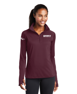 Ladies 1/2 Zip Sport Wick Pullover