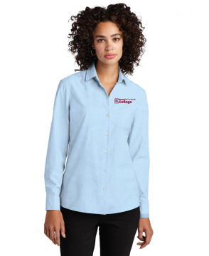 Ladies Long Sleeve Button Down Shirt